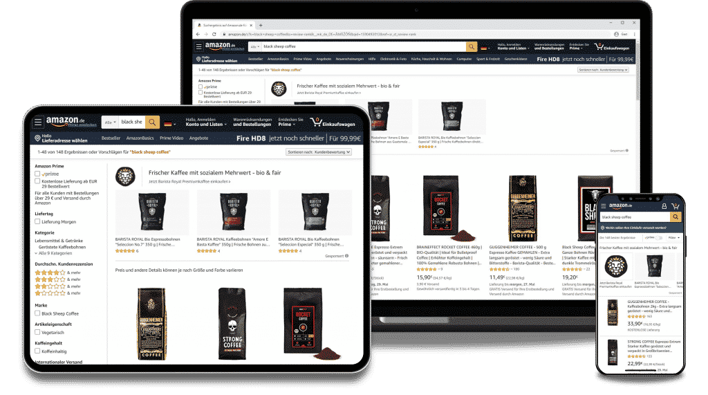 Amazon Marketing Agentur Stuttgart - Beratung und Betreuung von Online-Kampagnen bei Amazon